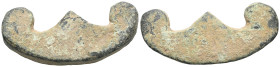 Aes Formatum. Siglos VI-IV BC CENTRAL ITALY or LAZIUM. Semicircular element in the shape of a trident. Very fine.