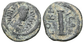 Byzantine Coins ANASTASIUS I (491-518). Decanummium. Constantinople. Obv: D N ANASTASIVS P P AVG. Diademed, draped and cuirassed bust right. Rev: CONC...