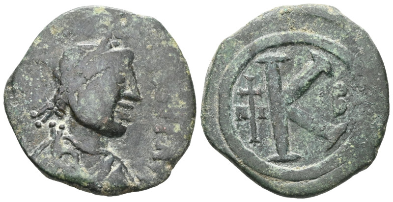 Byzantine 
Justinian I (527-565) AE half follis, issued 537-8. Constantinople ...