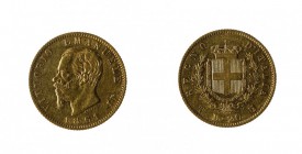 Vittorio Emanuele II (1861-1878) 
Insieme di 6 esemplari da 20 Lire senza ripetizioni - Presenti le seguenti date: 1861T, 1862T, 1869T, 1874R, 1874M ...