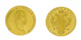 Austria e Sacro Romano Impero 
Francesco I d’Asburgo (1806-1835) - Ducato 1830 - Zecca: Karlsburg - Diritto: testa laureata dell’Imperatore a destra ...