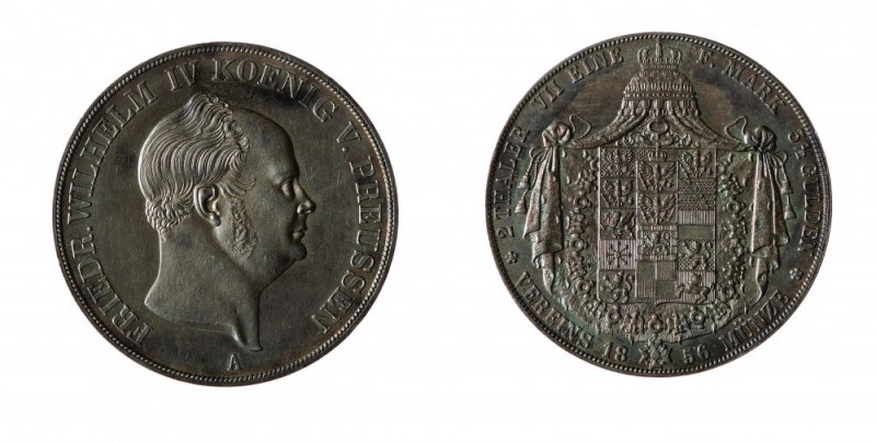 Germania 
Preussen - Friedrich Wilhelm IV (1840-1861) - 3 1/2 Gulden (2 Talleri...