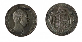 Germania 
Preussen - Friedrich Wilhelm IV (1840-1861) - 3 1/2 Gulden (2 Talleri) 1856 - Zecca: Berlino - Diritto: effigie del Re a destra - Rovescio:...