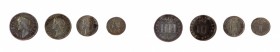 Gran Bretagna 
James II (1685-1688) - Maundy Set 1687 - Zecca: Londra - Di buona qualità, con patina di medagliere (Seaby n. 3418) 300,00