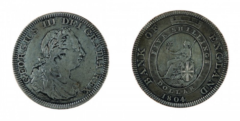 Gran Bretagna 
George III (1760-1820) - Bank of England Issue - Dollar 1804 - D...