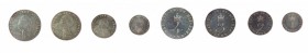 Gran Bretagna 
George III (1760-1820) - Maundy Set 1792 - Zecca: Londra - Di qualità molto buona, con patina di medagliere (Seaby n. 3763) 400,00