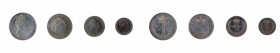 Gran Bretagna 
William IV (1830-1837) - Maundy Set 1834 - Zecca: Londra - Di qualità molto buona, con patina di medagliere (Seaby n. 3840) 200,00