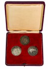 Gran Bretagna 
Edward VIII (1936) - Fantasy Proof Crowns (Great Britain, Ceylon, New Zealand) 1936 (1954) - Serie di 3 valori in cofanetto - Rare - P...
