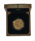 Gran Bretagna 
Elizabeth II (dal 1952) - 5 Pounds 1990 commemorativa del 500° anniversario della Sovrana in oro - Zecca: Londra (Friedb. n. 432) 1.20...