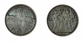 Svizzera 
Confederazione - Schutzenthaler - Losanna - 5 Franchi 1876 - Di qualità molto buona (Dav. n. 387) 150,00