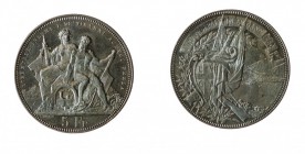 Svizzera 
Confederazione - Schutzenthaler - Lugano - 5 Franchi 1883 - Di qualità molto buona (Dav. n. 390) 200,00