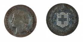 Svizzera 
Confederazione - 5 Franchi 1891 - Zecca: Berna (Dav. n. 392) 150,00