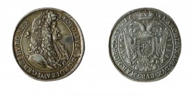 Ungheria 
Leopoldo I d’Asburgo (1658-1705) - Tallero 1691 - Zecca: Kremnitz - Diritto: busto paludato e corazzato di Leopoldo I a destra - Rovescio: ...