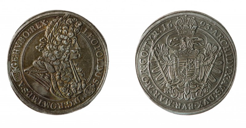 Ungheria 
Leopoldo I d’Asburgo (1658-1705) - Tallero 1693 - Zecca: Kremnitz - D...