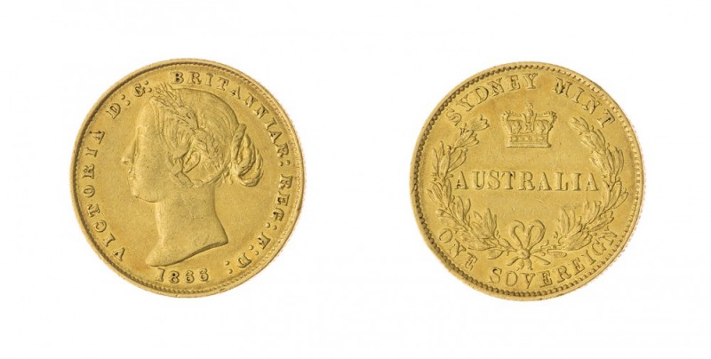 Australia 
Victoria (1837-1901) - Sovereign 1866 - Zecca: Sydney - Diritto: eff...