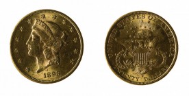 United States of America
20 Dollari “Coronet Head” 1893 - Zecca: San Francisco (Friedb. n. 178) 800,00