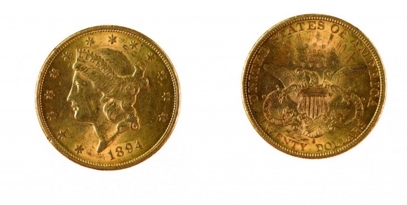 United States of America
20 Dollari “Coronet Head” 1894 - Zecca: San Francisco ...