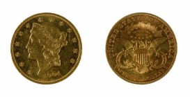 United States of America
20 Dollari “Coronet Head” 1904 - Zecca: Filadelfia (Friedb. n. 177) 800,00