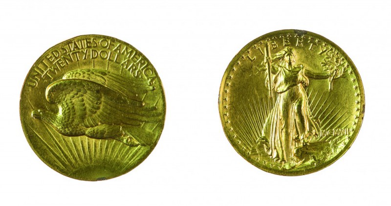 United States of America
20 Dollari “Saint Gaudens” 1907 High Relief - Zecca: F...