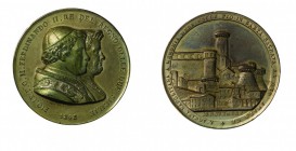 Italy
Regno delle Due Sicilie - Ferdinando II di Borbone (1830-1854) - Medaglia 1848 per l’esilio del Papa a Gaeta - Opus Scipione Catenacci - Diamet...