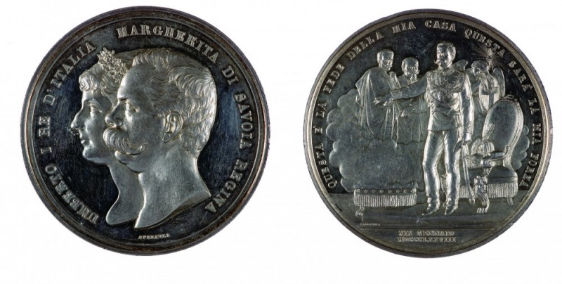 Italy
Regno d’Italia - Umberto I (1878-1900) - Medaglia 1878 per l’ascesa al tr...
