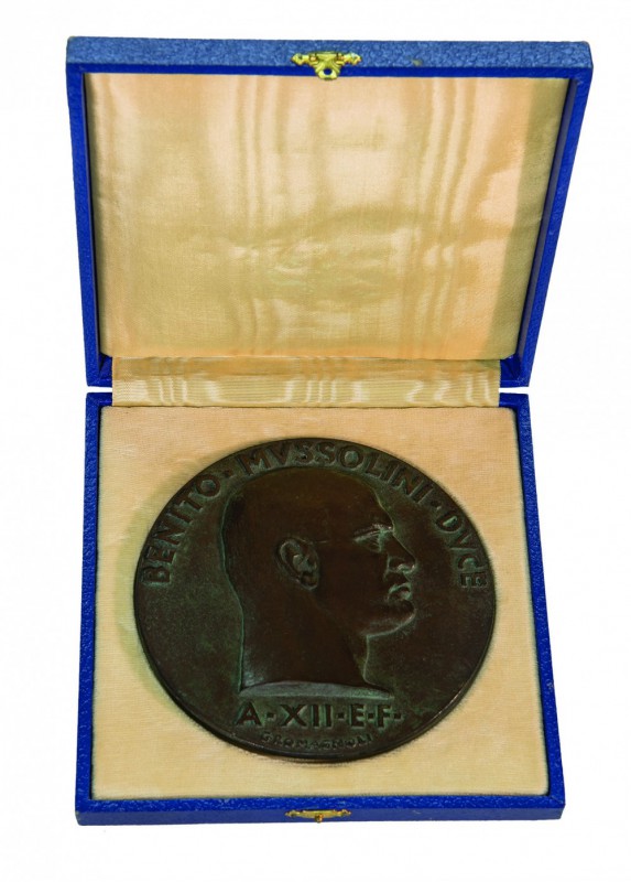Collezione di Medaglie Fasciste (1923-1939) 
Regno d’Italia - medaglia Anno XII...