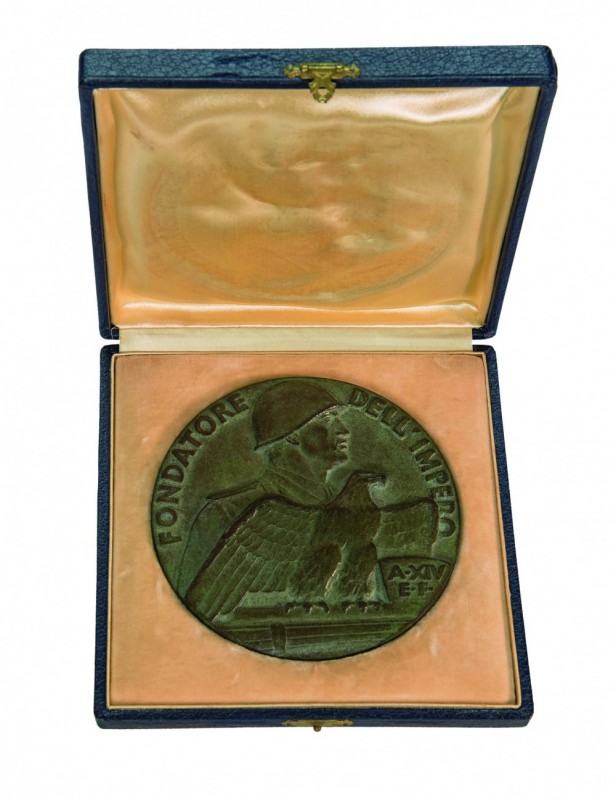 Collezione di Medaglie Fasciste (1923-1939) 
Regno d’Italia - Medaglia Anno XIV...