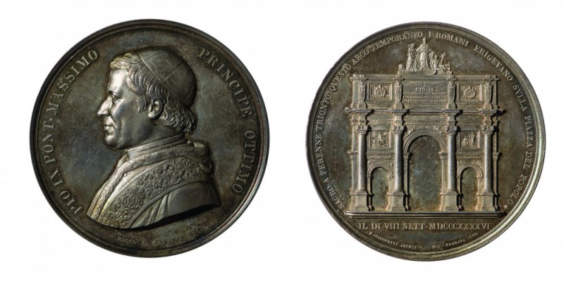 Medaglie Pontificie e della Città del Vaticano 
Pio IX (1846-1978) - Medaglia 1...