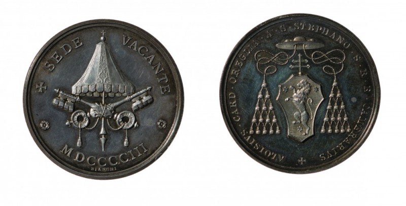 Medaglie Pontificie e della Città del Vaticano 
Sede Vacante 1903 - Medaglia em...