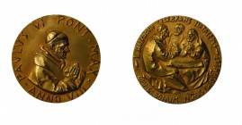Medaglie Pontificie e della Città del Vaticano 
Paolo VI (1963-1978) - Trittico delle medaglie annuali Anno VIII (Mont. n. 8,24 e 40) 1.250,00