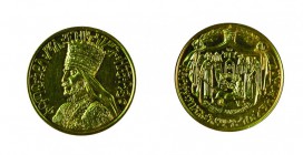 Foreigner Countries
Etiopia - Haile Selassie (1930-1936 e 1941-1974) - Medaglia in oro senza data - Zecca: Addis Abeba - Diametro mm. 25; peso gr. 6,...