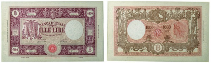 Repubblica Italiana
Biglietto di Banca da 1.000 Lire “Grande M” - D.M. 14.04.19...