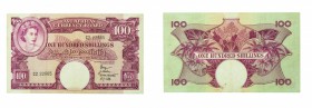 Europa e Oltremare 
East Africa - Elizabeth II (1952-1963) - 100 Shillings (1958-1960) - Lievi pieghe - Raro in questa conservazione (Pick n. 40) 200...