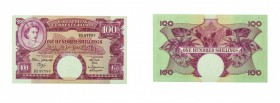 Europa e Oltremare 
East Africa - Elizabeth II (1952-1963) - 100 Shillings (1962-1963) - Di qualità molto buona - Raro in questa conservazione (Pick....