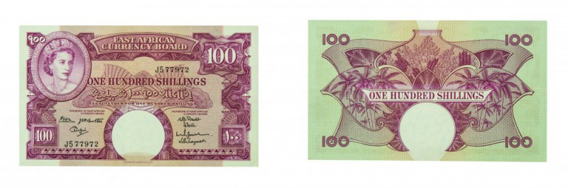 Europa e Oltremare 
East Africa - Elisabetta II (1952-1963) - 100 Shillings (19...