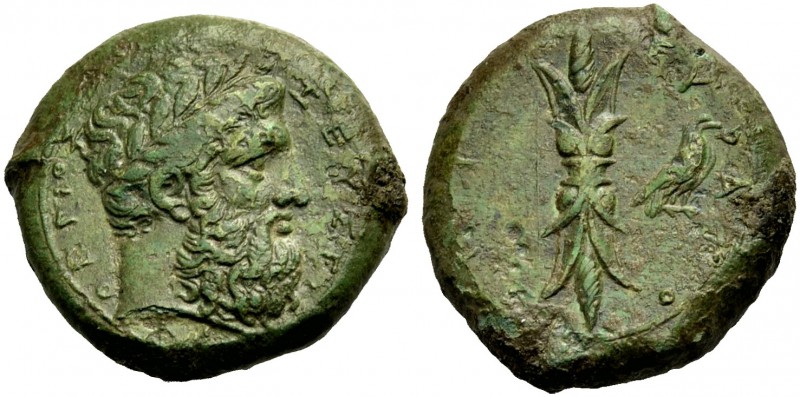 SIZILIEN. SYRAKUS. Timoleon und 3. Demokratie, 344-317 v. Chr. Hemilitron, Bronz...