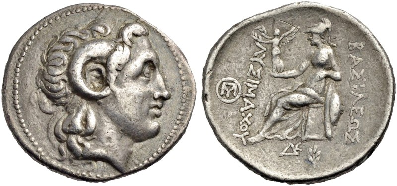 THRAKIEN. KÖNIGE VON THRAKIEN. Lysimachos, 323-281 v. Chr. Tetradrachmon, postum...