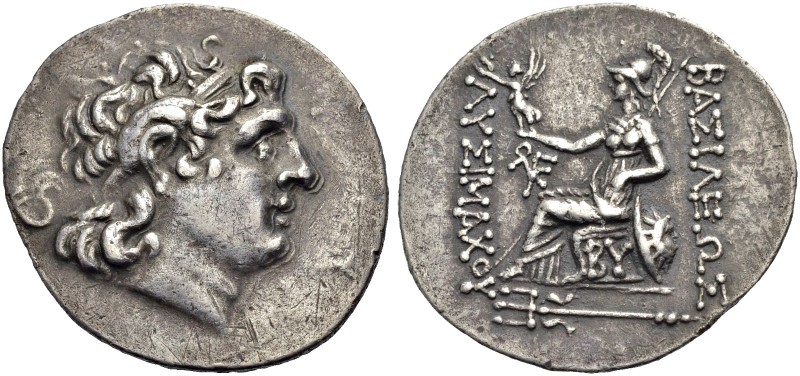 THRAKIEN. KÖNIGE VON THRAKIEN. Lysimachos, 323-281 v. Chr. Tetradrachmon, postum...