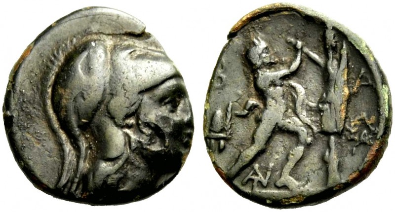 MAKEDONIEN. KÖNIGE VON MAKEDONIEN. Antigonos Gonatas 277-239 v. Chr. Bronze. Ath...