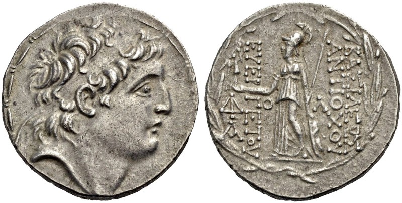 KÖNIGREICH DER SELEUKIDEN. Antiochos VII. Sidetes, 139-129 v. Chr. Tetradrachmon...