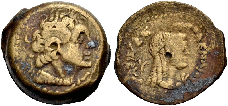 KYRENAIKA. Unter ptolemäischer Herrschaft, 246 v. Chr. -1 n. Chr. Bronze, ca. 24...