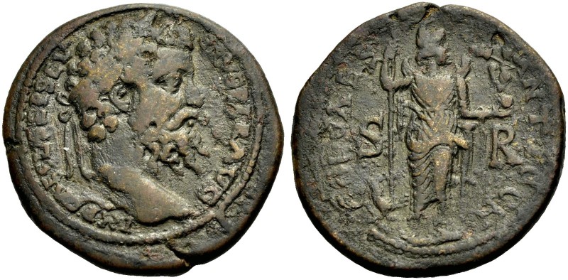PISIDIEN. ANTIOCHIA. Septimius Severus, 193-211. Grossbronze. Kopf mit L. n.r. R...