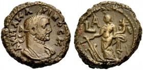 ÄGYPTEN. ALEXANDRIA. Carinus Caesar, 282-283. Billon-Tetradrachmon, 283 Als Caesar unter Carus. Drap., gep. Büste mit L. n. r. Rv. Tyche, in Chiton un...