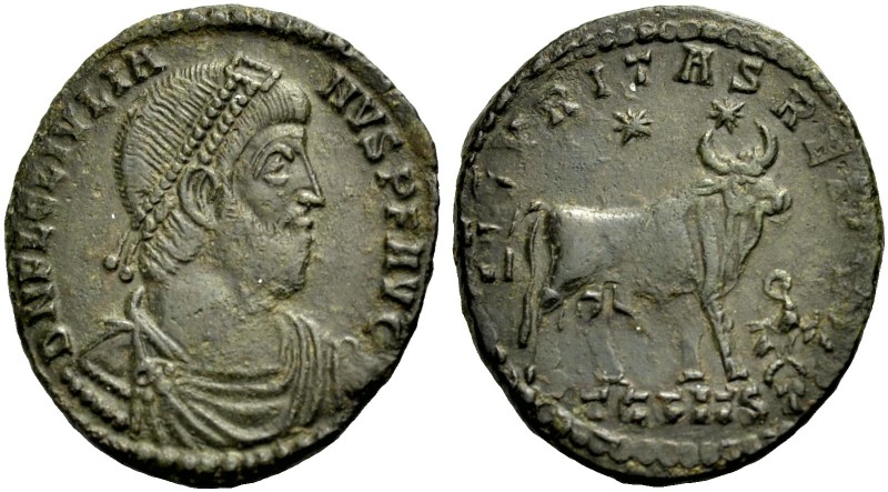 KAISERZEIT. Julianus II., 360-363. Bronze (Doppelmaiorina), Arelate. Drap., gep....