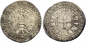 FRANKREICH, SAMMLUNG TOURNOSEN. PHILIPPE III LE HARDI, 1270-1285. Gros tournois (1270-1280). +TVRONV.S. CIVIS +PhILIPVS. REX 3,80 g. +TVRONV.S.CIVIS +...
