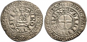 FRANKREICH, SAMMLUNG TOURNOSEN. PHILIPPE IV LE BEL, 1285-1314. Gros tournois à l'O rond. +TVRONVS. CIVIS +PhILIPPVS. REX 3,93 g. +TVRONVS.CIVIS +PhILI...