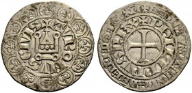 FRANKREICH, SAMMLUNG TOURNOSEN. PHILIPPE IV LE BEL, 1285-1314. Gros tournois à l'O rond. +TVRONVS. CIVIS +PhILIPPVS REX 3,58 g. +TVRONVS.CIVIS +PhILIP...