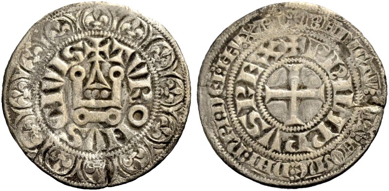 FRANKREICH, SAMMLUNG TOURNOSEN. PHILIPPE IV LE BEL, 1285-1314. Gros tournois à l...