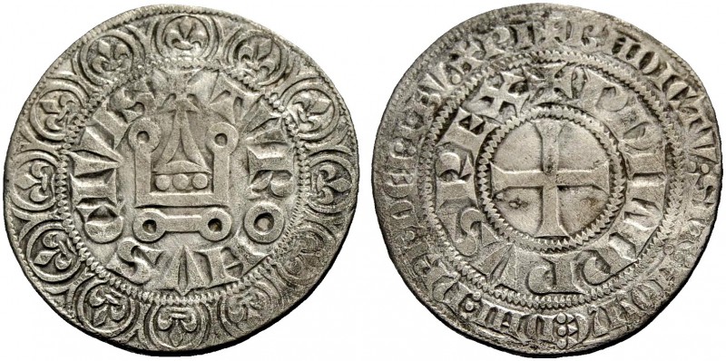 FRANKREICH, SAMMLUNG TOURNOSEN. PHILIPPE IV LE BEL, 1285-1314. Gros tournois à l...