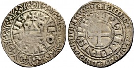 FRANKREICH, SAMMLUNG TOURNOSEN. PHILIPPE IV LE BEL, 1285-1314. Gros tournois à l'O rond. +TVROHVS (Dreieck) CIVIS +PhILIPPVSx REX (L mit 2 Zacken). 3,...
